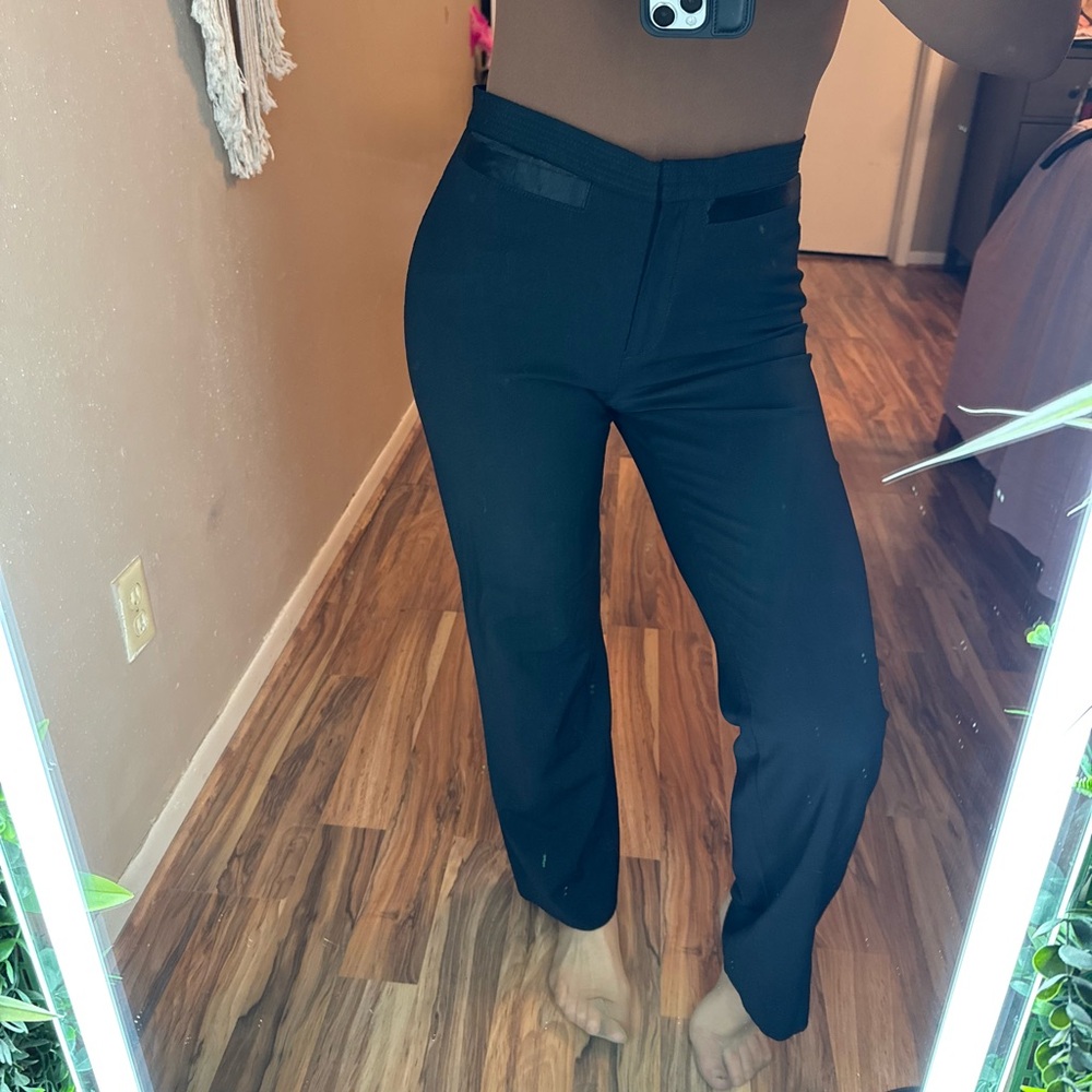 John Galliano Black Dress Pants